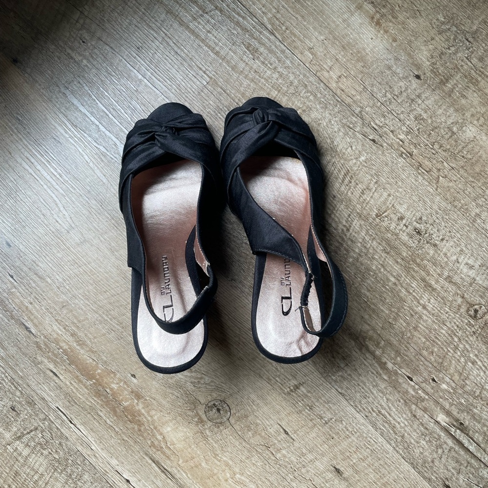 Black Women's Slingback Shoes